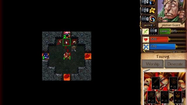 Desktop Dungeons Extreme Edition - Taurog's will "Glyphs, Yuck!" (Medium)