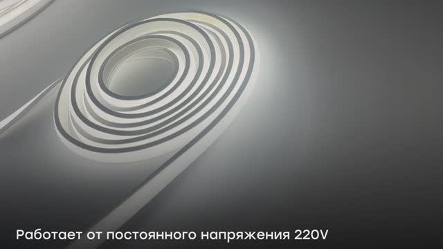 Гибкий неон СОВ LP CSP, 288 Led, IP65, 220V 50CM