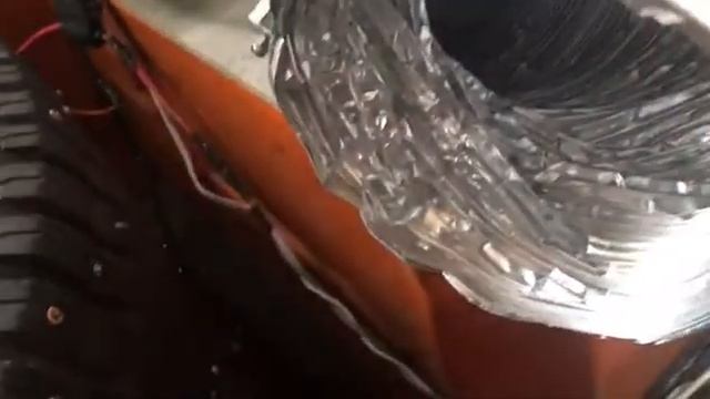 Автономный отопитель на газе.