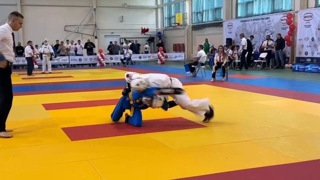 Первенство ЦФО по кудо 2024г.,14-15 лет 210 ед. 1/4 финала.