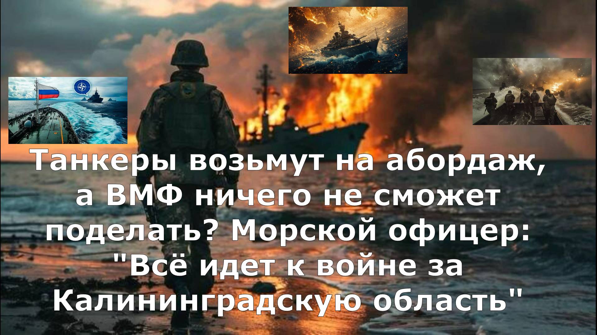 Танкеры возьмут на абордаж, а ВМФ ничего не сможет поделать? Морской офицер: "Всё идет к войне за Ка