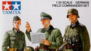 Распаковка Tamiya 1 35 35298 German Field Commander Set