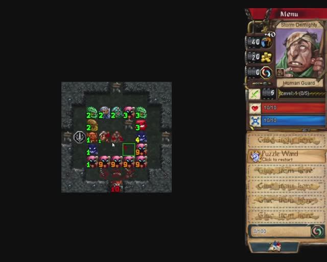 Desktop Dungeons Extreme Edition - Taurog's will "RAAAAGE!" (Tricky)