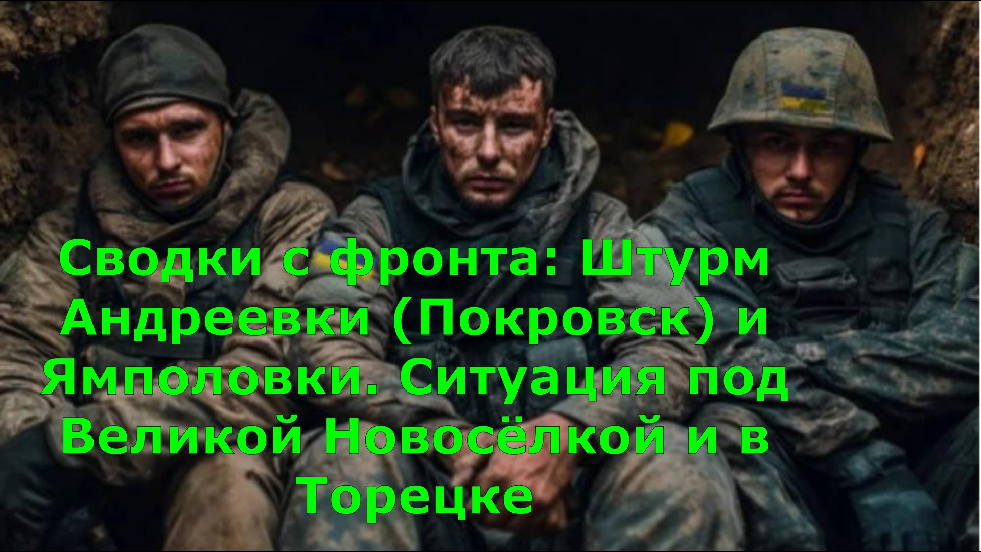 Сводки с фронта: Штурм Андреевки (Покровск) и Ямполовки. Ситуация под Великой Новосёлкой и в Торецке