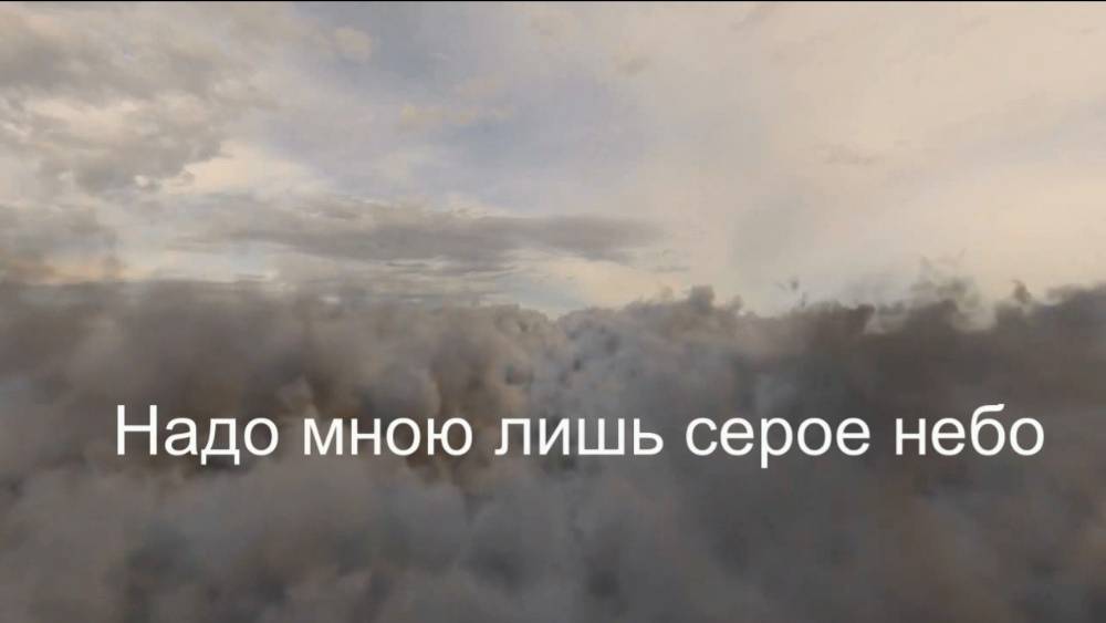 Надо мною лишь серое небо. Стихи - Е.Дюжева-Фадейчева, чит. -  Ю.Гранкина, монтаж - Е.Доставалов