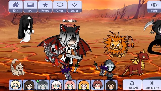 зделала в гаче👍