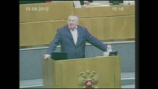 Жириновский в Госдуме 18.09.2012