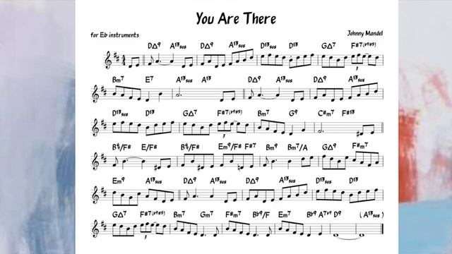You Are There Mandel Backing track score for Eb alto instruments_270p_360p