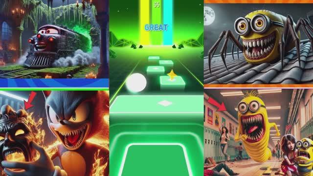 Миньоны🆚 Соник🆚 Маккуин🆚 Маккуин