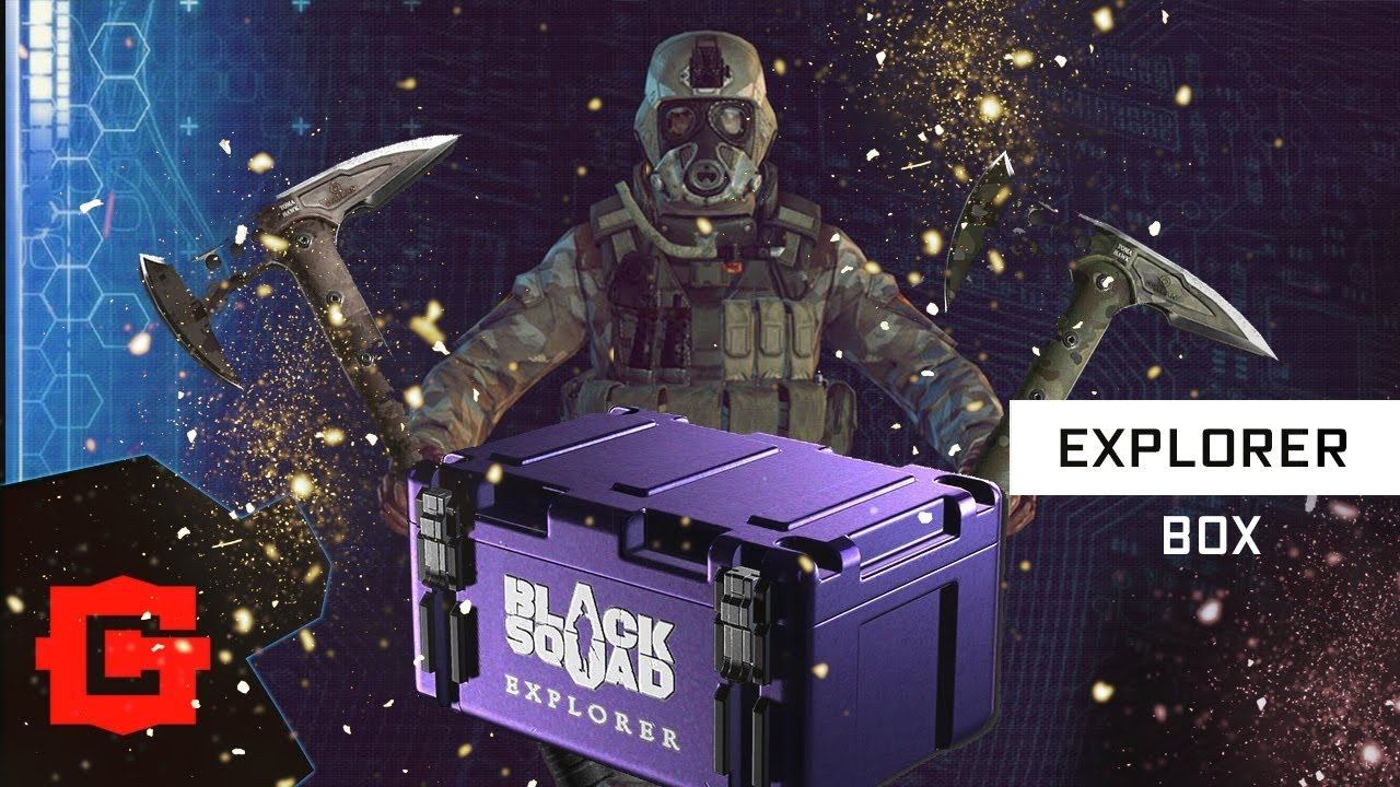 Open EXPLORER BOX and others Black Squad
