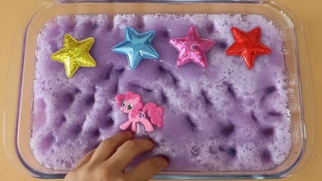 Делаем слайм с мини-фигурками СпанчБоба и Патрика! Самое увлекательное видео о слайме ★ASMR★ #ASMR
