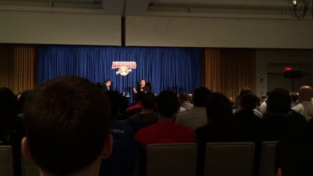 Arnold Schwarzenegger talking about Sergio Oliva!