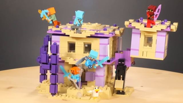 FLOATING LEGO MINECRAFT End City MOC!!