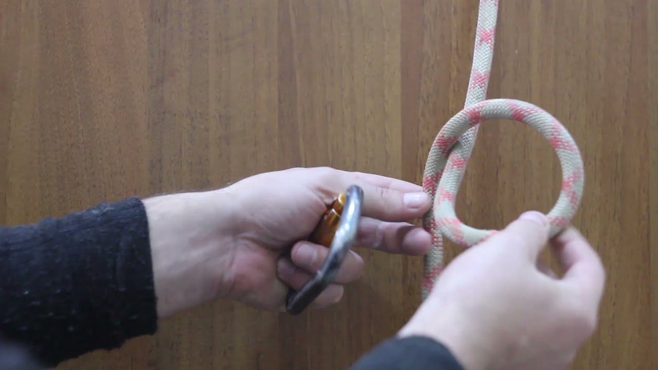 УЗЕЛ "UIAA" - КАК ЗАВЯЗАТЬ (ОБУЧЕНИЕ)-МЕДЛЕННО  /THE "UIAA" NODE - HOW TO TIE IT (TRAINING)- SLOWLY