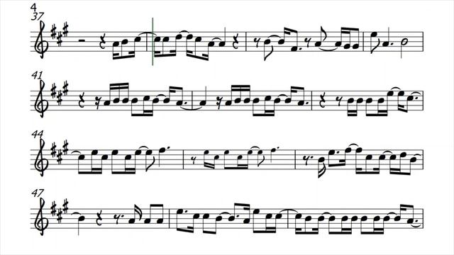 XO Beyonce Alto Sax Sheet Music Backing Track Play Along Partitura ( 720 X 1280 )
