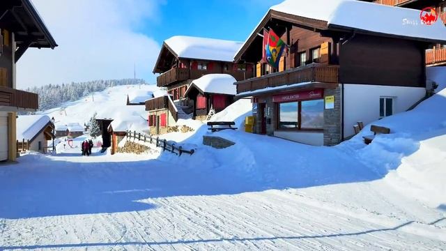Лучшее место для посещения в Швейцарии зимой - Беттмеральп!...