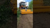 25 см заглубление почвенной фрезой на втором проходе #трактор #мтз #ротоватор #мульчер #mericrusher