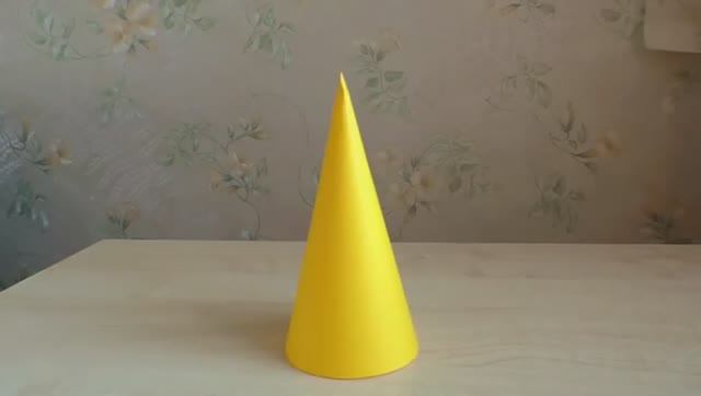 Как сделать конус из листа бумаги, ватмана или картона