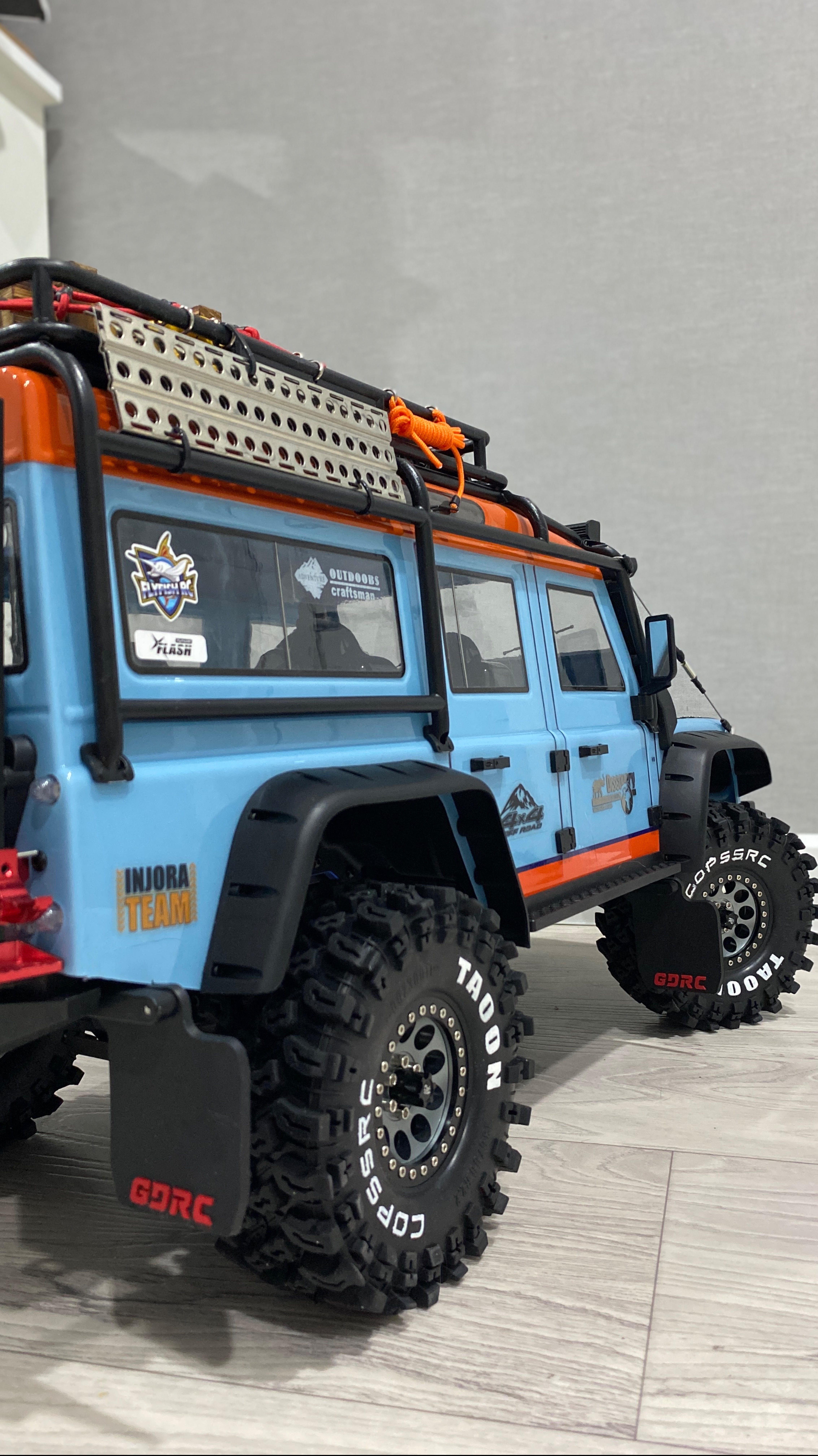 Красим надписи на резине RC модели #MJX #H8H