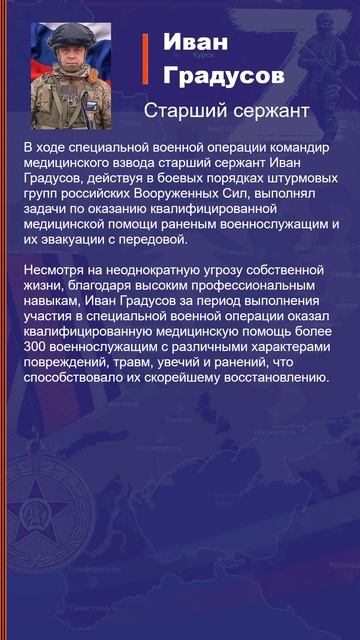 Иван Градусов Наградной лист Z