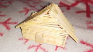 обзор домик из зубочисток