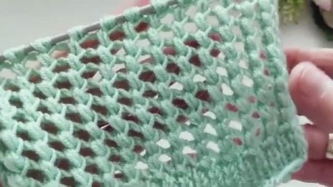 Красивый ажурный узор спицами - Вяжем легко и просто