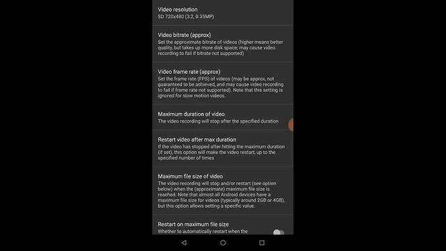 Setting Up Open Camera for Android