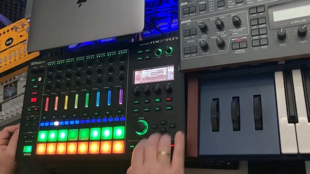 Vanderson plays -  Shamen Indica -   cover on Roland MC-707