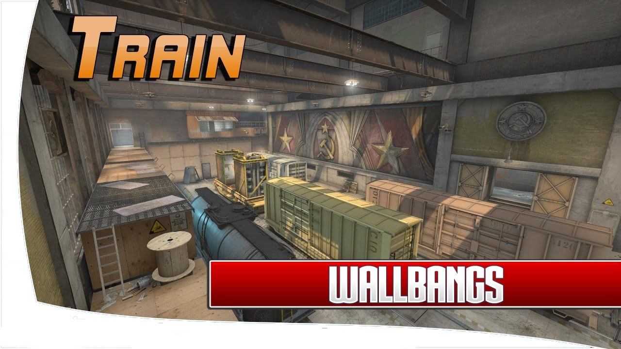 Полезные прострелы на Train в CS:GO