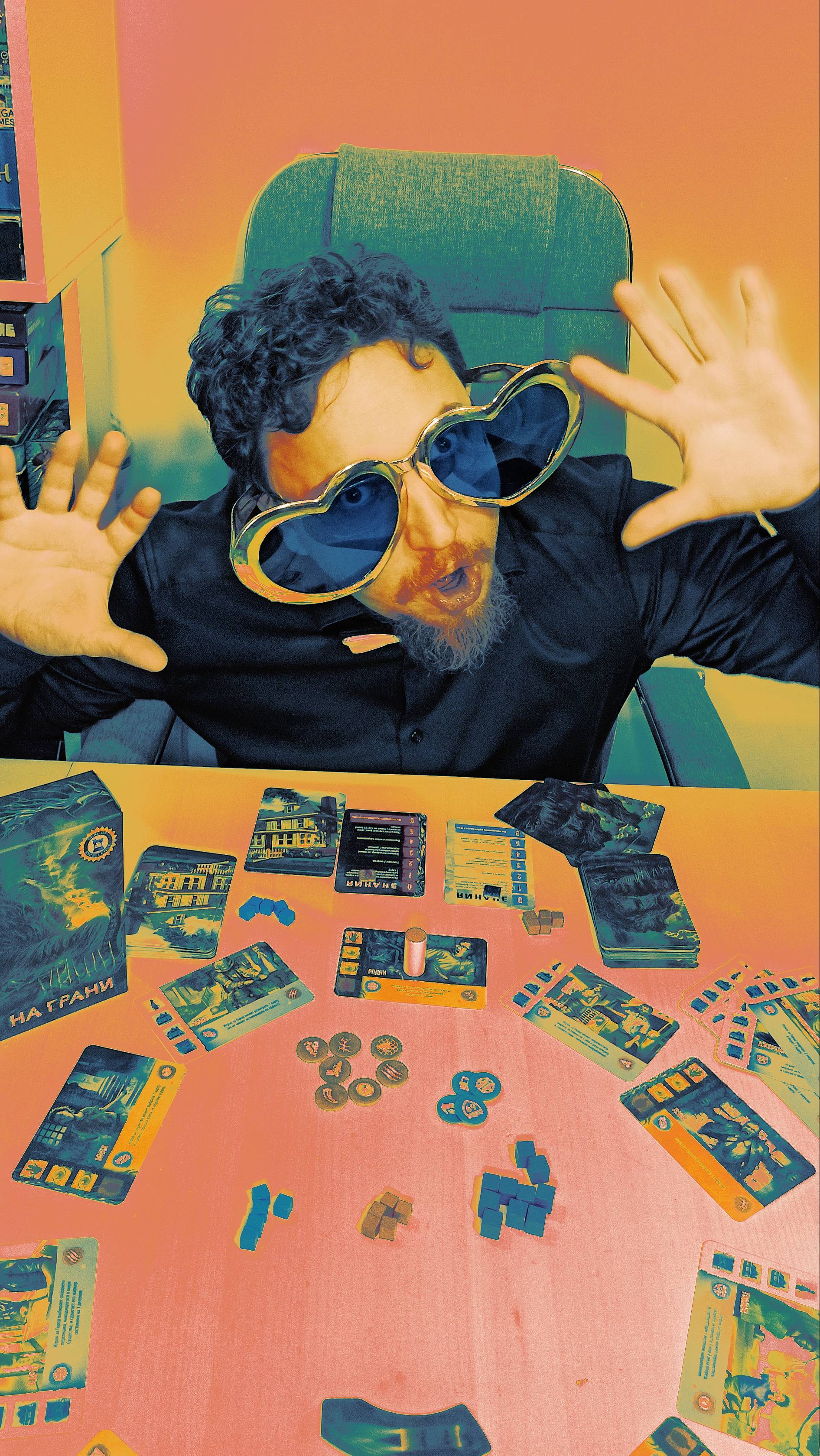 Игра "На грани", ч.2. День четвертый! #short #boardgames  #Baltazavr #games #На грани #мистика