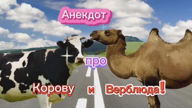 Анекдот про Корову и Верблюда! 🤣🤣🤣🤣