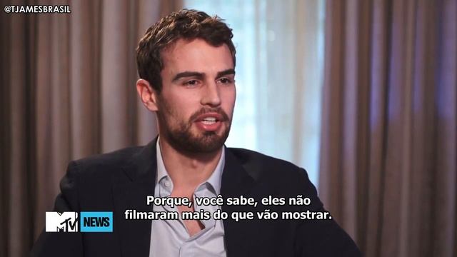 Legendado: Theo James fala sobre como foi filmar a cena de sexo de "Insurgente"