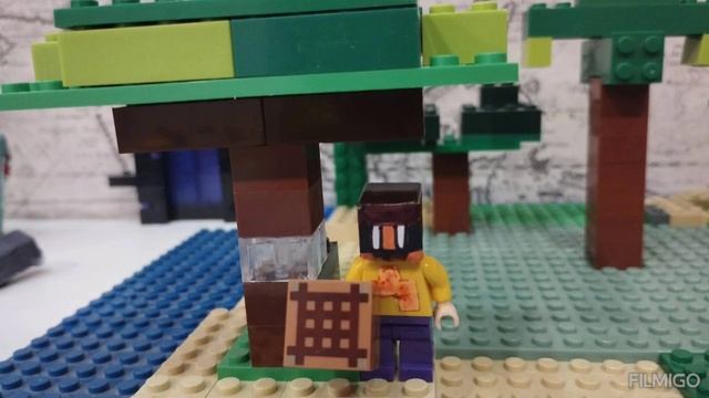 ЛЕГО ЛУБАССССС ПОПАЛ НА НЕОБИТАЕМЫЙ ОСТРОВ В МАЙНКРАФТ ! МУЛЬТИК ПРО НУБИКА ЛУБАССССС!