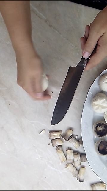 Украшение "звездочка" на грибах.