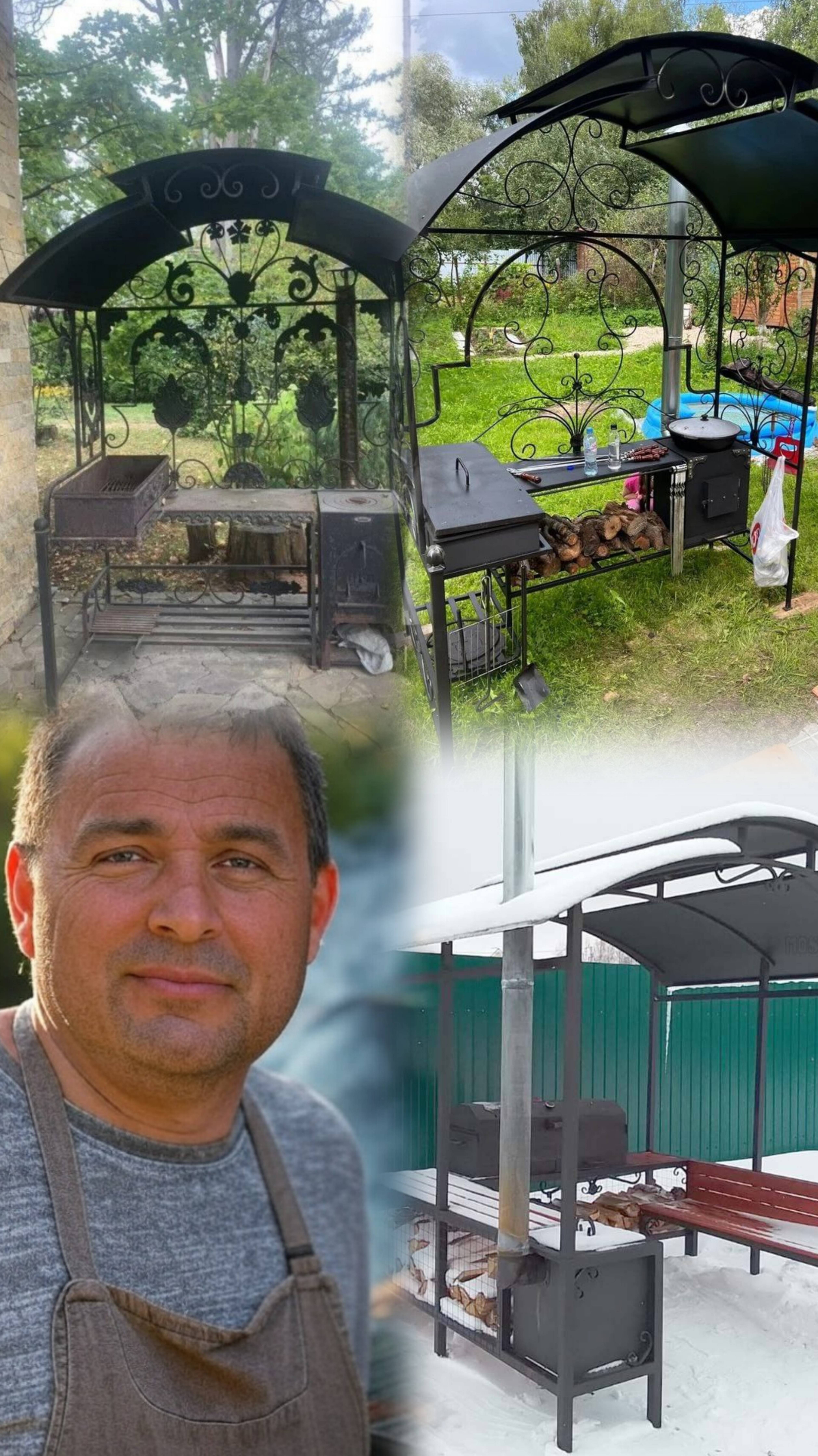 Мангал Элит-Б, Делюкс Плюс Премиум, беседка Герань ММ-84-3БР по т.84957644402 или mos-mangal.ru