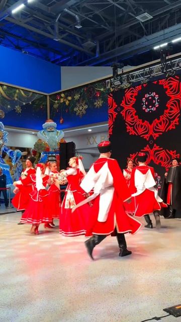 Московский казачий ансамбль песни и танца на фестивале «Рождественская радость»