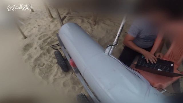 Арабские источники показали самодельную управляемую торпеду «Аль-Асиф», которую бригады Аль-Касам пр