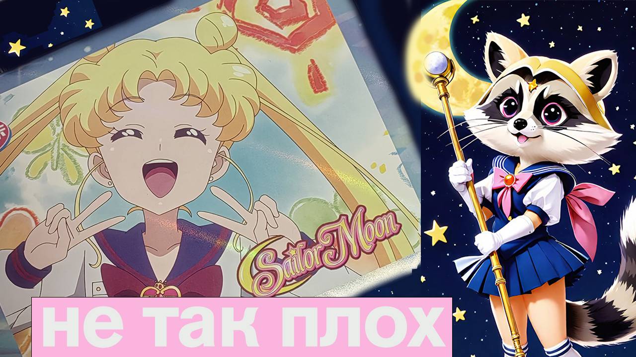 Распаковка коллекционных карт: сейлор мун, который не так плох