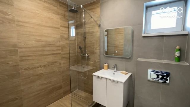 Двухэтажный дом 112 м² с ремонтом и мебелью в Экопоселке «Роса»