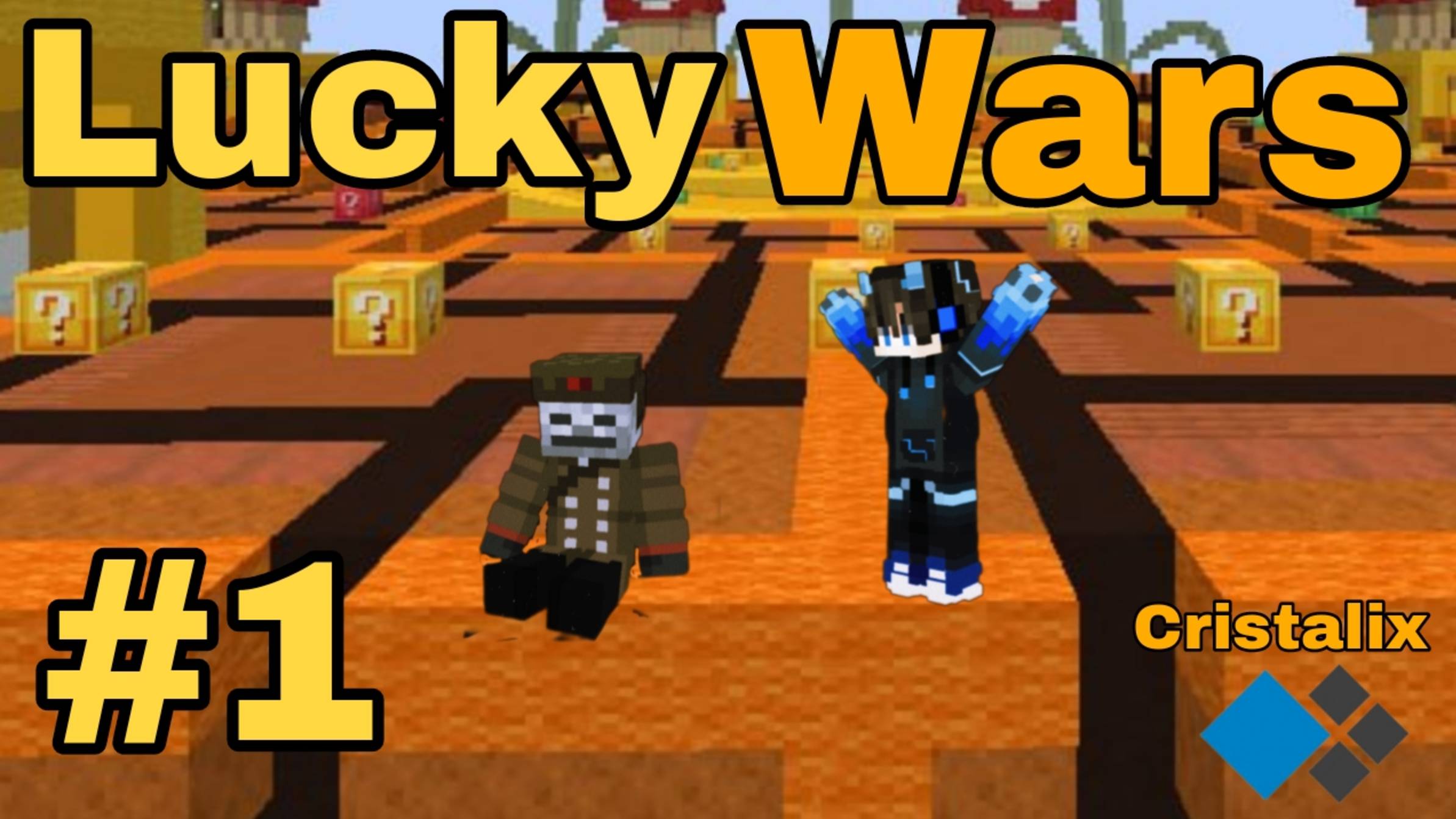 Бедный бедный я,ну или LuckyWars на сервере Cristalix!!