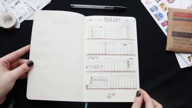 КАК Я ВЕДУ ЕЖЕДНЕВНИК MOLESKINE?  Планирование и оформление ежедневника 🌸 МАРТ BULLET JOURNAL