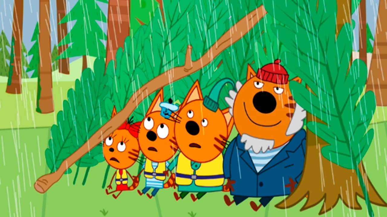 Пазл Три Кота для детей - Развивающий мультик для малышей