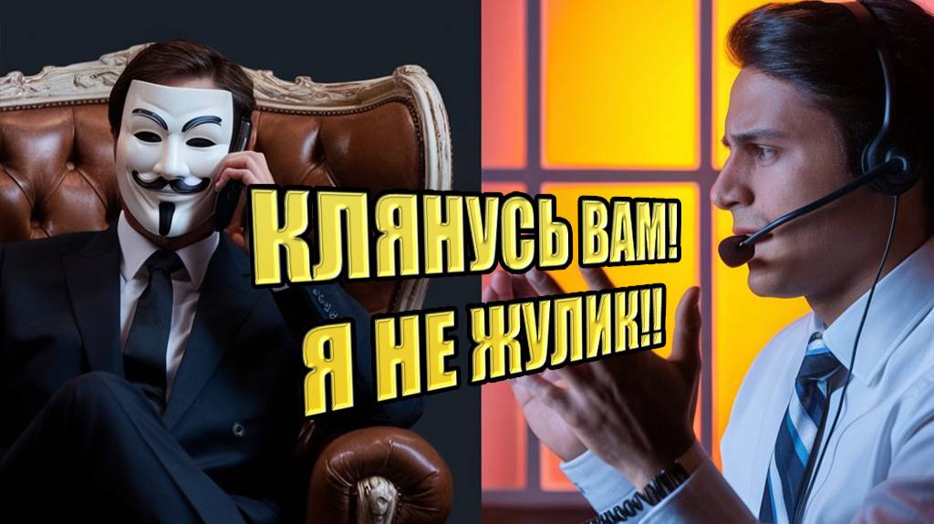 Да я вам клянусь 5 раз! Не мошенник я! – 10 минут убеждал жулика в обратном