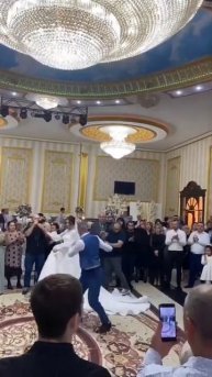 Кусочек свадьбы в ленту