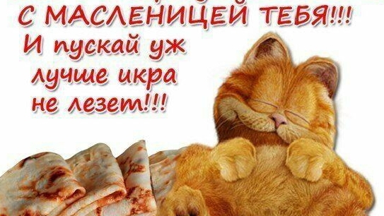 С Масленицей 🥞.