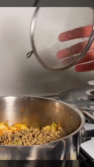 🍲 Рагу из капусты и чечевицы
