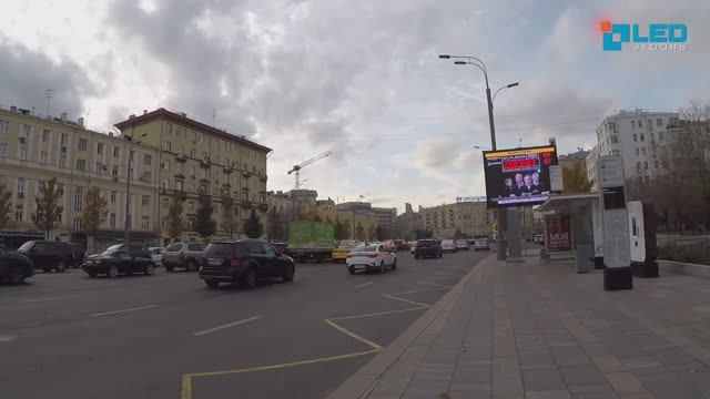 OUTDOOR видеоэкран на Зубовском бульваре 4, г. Москва, Р10 мм