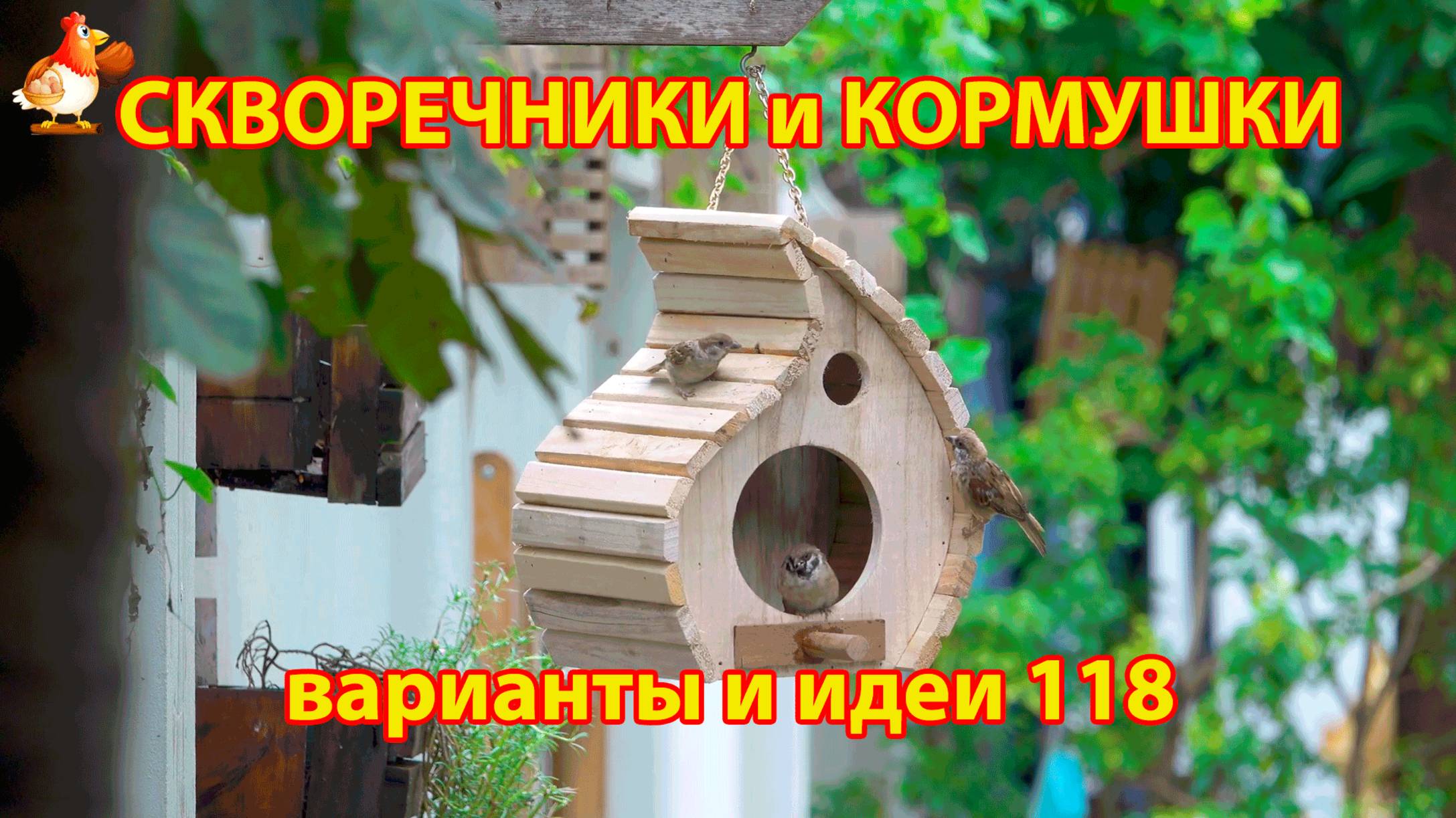 Скворечники и кормушки своими руками для птиц 118 🪚🪛🔨 Идеи для дачи и сада 😂 Пошагово