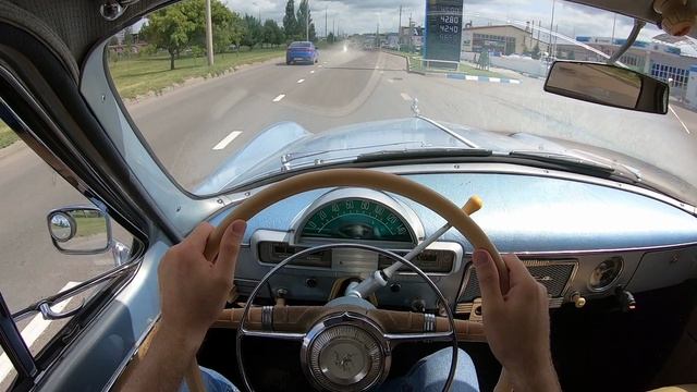 1960 ГАЗ-21 ВОЛГА POV TEST DRIVE