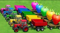 ЦВЕТНЫЕ Машинки| Тракторы|Грузовики|Мотоциклы|Яркие ЦВЕТА |Разноцветные ПРЕДМЕТЫ |видео для ДЕТЕЙ